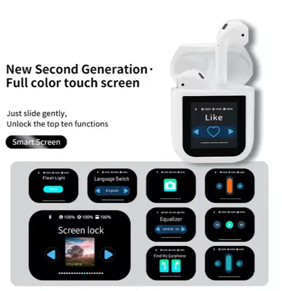 Smart LED Display Earbuds EMIRATE DEALS