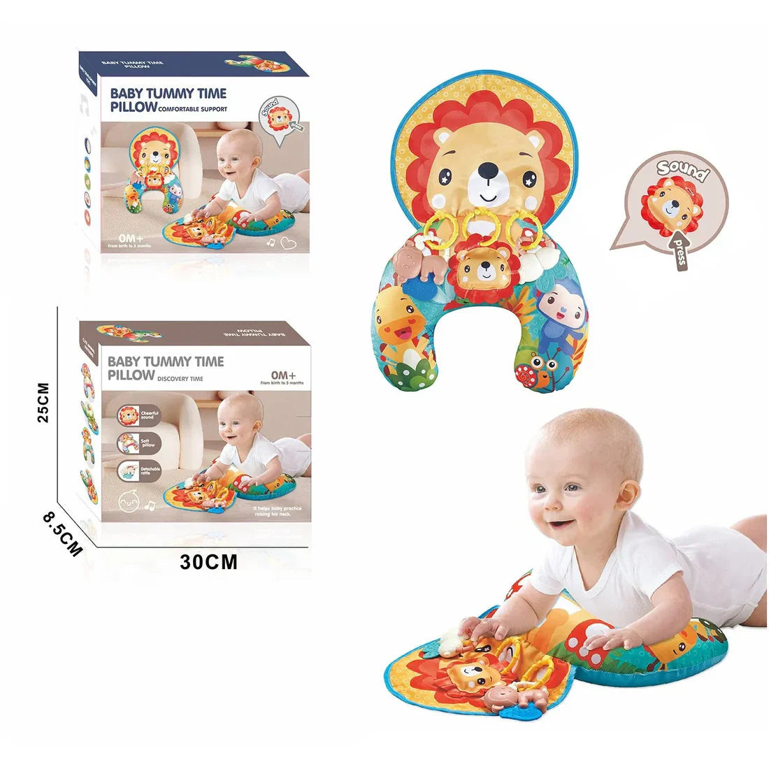 Cartoon Baby Pillow - Emirate Deals