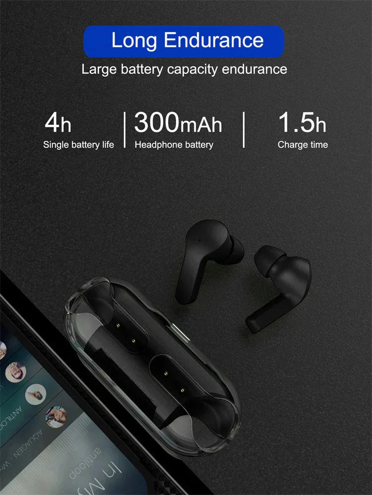 Crystal Wireless Earphones - Transparent Air 33 EMIRATE DEALS