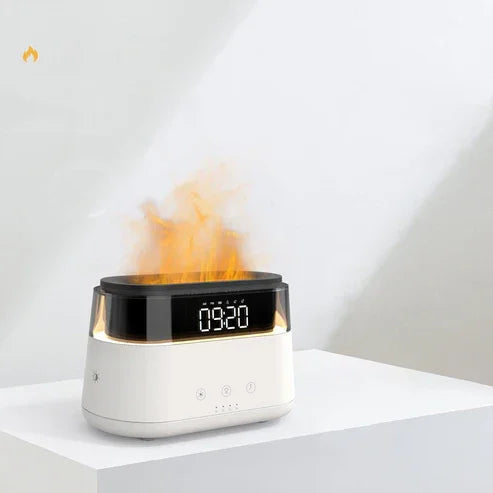 Flame Humidifier With Clock Bedroom Of Intelligent EMIRATE DEALS