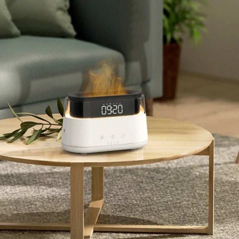 Flame Humidifier With Clock Bedroom Of Intelligent EMIRATE DEALS